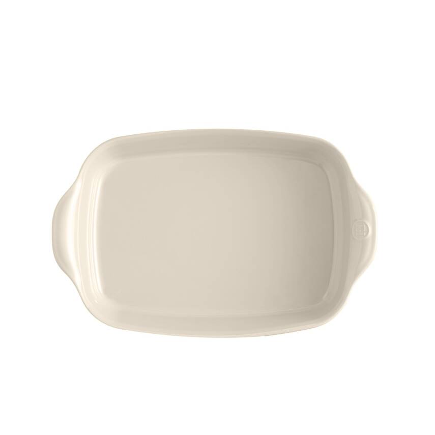 Emile Henry 29652 36x23 Krem Dikdörtgen Fırın Kabı - 3
