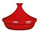Emile Henry 345632 32 cm Yuvarlak 5 Litre Kırmızı Tajin Güveç - 1