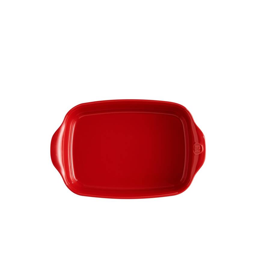 Emile Henry 349650 Dikdörtgen 30x19 cm Kırmızı Fırın Kabı - 4