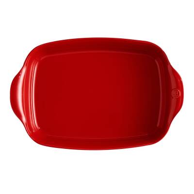Emile Henry 349654 Dikdörtgen 42x28 cm Kırmızı Fırın Kabı - 2