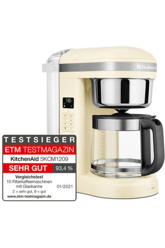 Kitchenaid 5KCM1209EAC 1.7 Litre Almond Cream Filtre Kahve Makinesi - 2