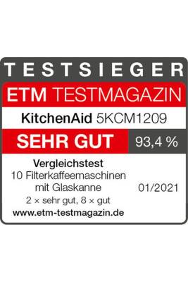 Kitchenaid 5KCM1209EAC 1.7 Litre Almond Cream Filtre Kahve Makinesi - 5