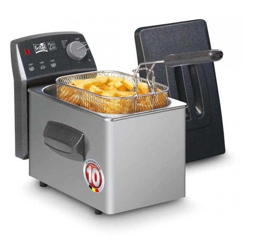 Fritel Turbo SF 4050 Gümüş 2 Litre Fritöz - 1