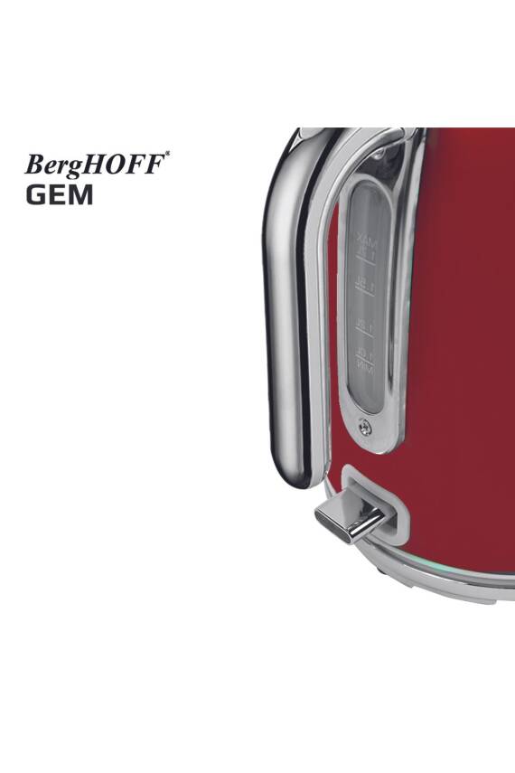 Gem Retro 1.7 Litre Kırmızı Su Isıtıcı - 3