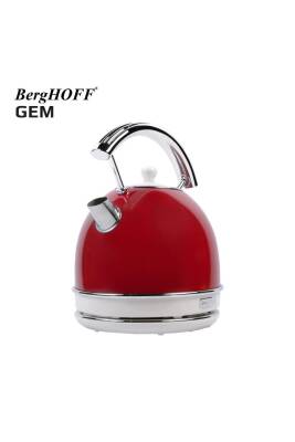 Gem Retro 1.7 Litre Kırmızı Yuvarlak Su Isıtıcısı - 2