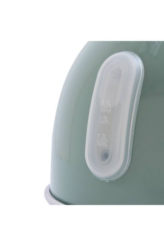 Gem Retro 1.7 Litre Mint Yeşil Yuvarlak Su Isıtıcı - 5
