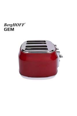 Gem Retro Kırmızı Dört Dilim Ekmek Kızartma Makinesi - 4