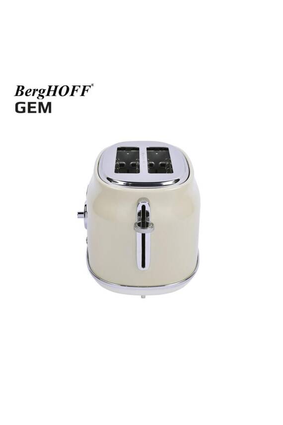 Gem Retro Krem Rengi Iki Dilim Ekmek Kızartma Makinesi - 2