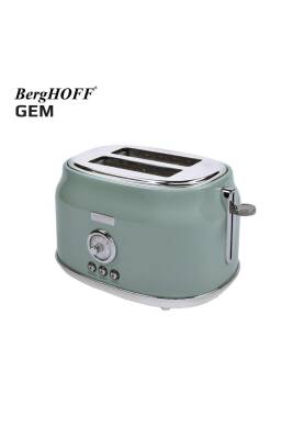 Gem Retro Mint Yeşil Iki Dilim Ekmek Kızartma Makinesi - 4