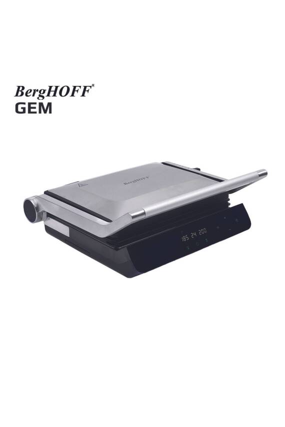 Gem Retro Tıtan Gümüş Gri Çelik Izgara Tost Makinesi - 3