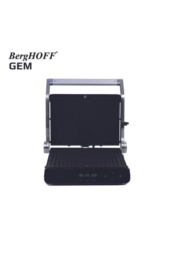 Gem Retro Tıtan Gümüş Gri Çelik Izgara Tost Makinesi - 5