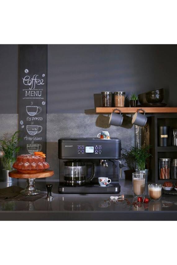 Home Barista 3-in-1 Filtre Kahve Espresso Makinesi - 8