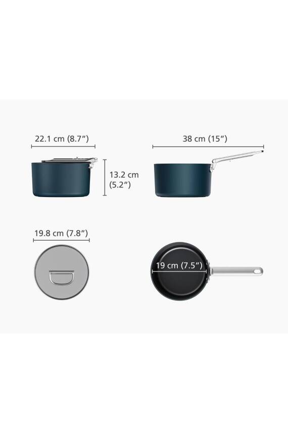Jj 45038 Space Kapaklı Sos Tenceresi 19cm - 5