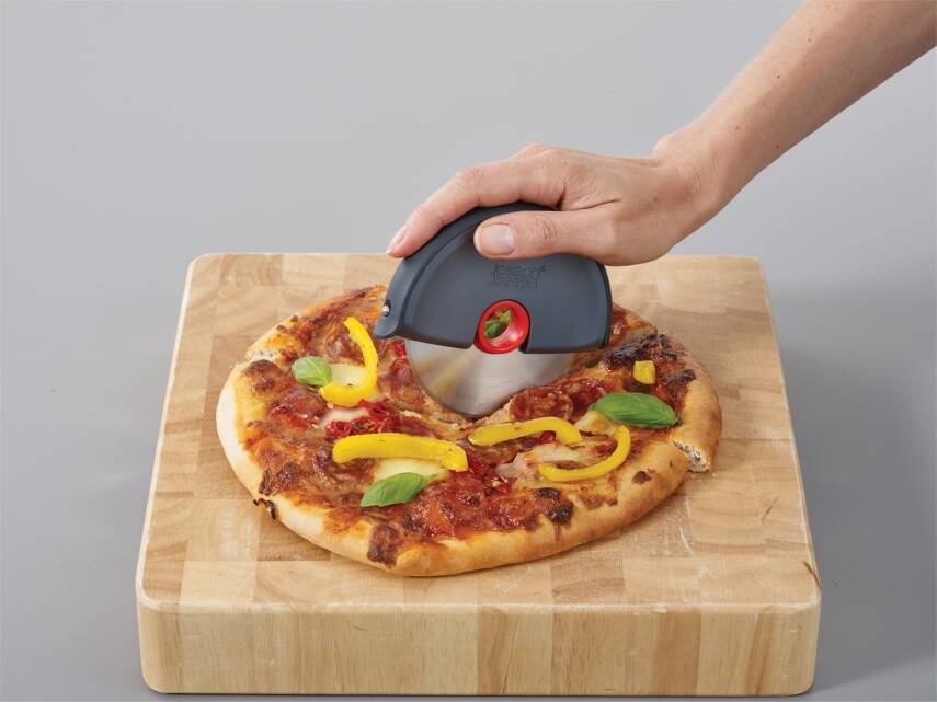 Joseph Joseph 20038 Gri-Kırmızı Pratik Pizza Kesici - 5