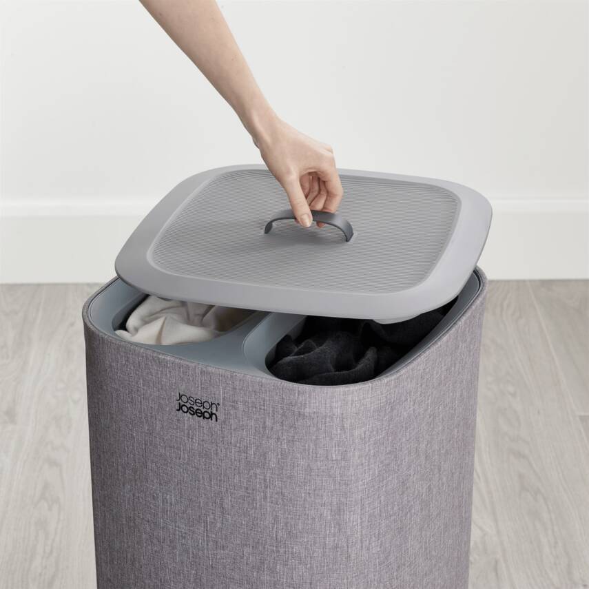 Joseph Joseph 50001 Tota 60 Litre Çamaşır Ayırma Sepeti Gri - 5