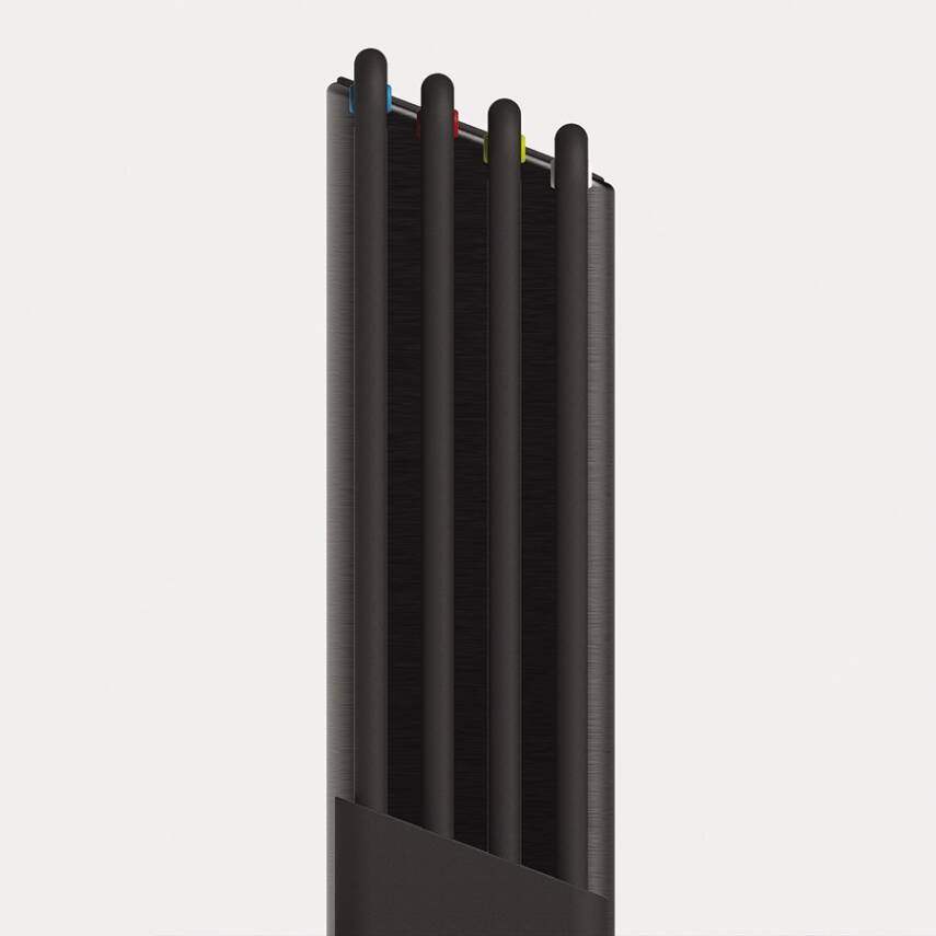 Joseph Joseph 60171 Folio Siyah Standlı Kesme Tahtası Seti - 3
