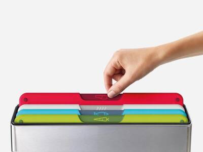 Joseph Joseph 60226 Folio Icon Çelik 4 Parça Kesme Tahtası Çok Renkli - 2
