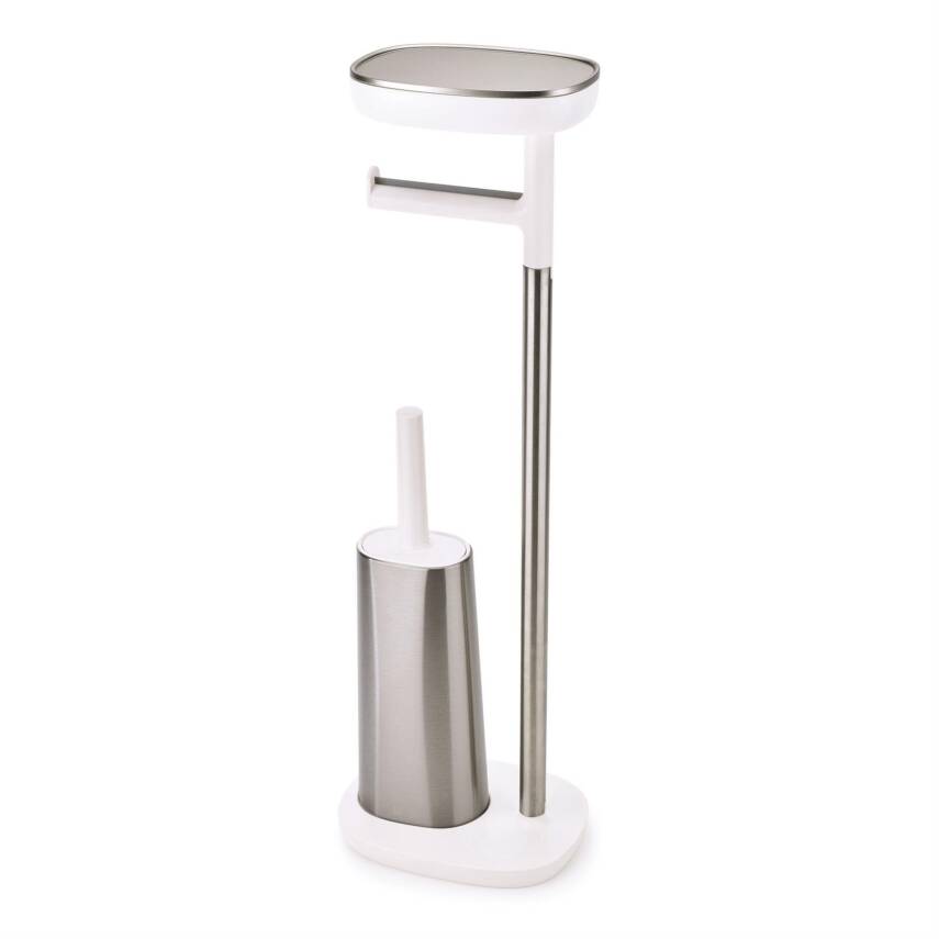 Joseph Joseph 70519 EasyStore Plus Tuvalet Kağıtlık ve Fırça Set - 1