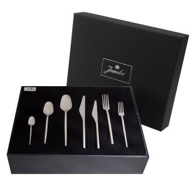 Jumbo 500.01.01.5632 5100 Quartz Çatal Kaşık Bıçak Set 84 Parça 12 Kişilik - 5