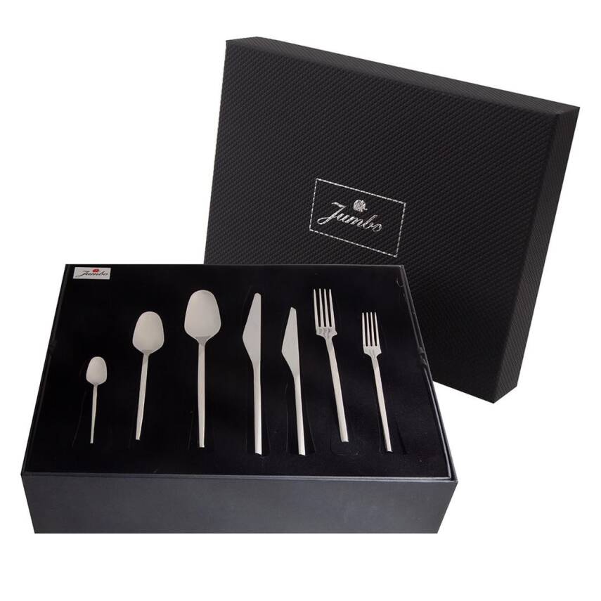 Jumbo 500.01.01.5632 5100 Quartz Çatal Kaşık Bıçak Set 84 Parça 12 Kişilik - 5