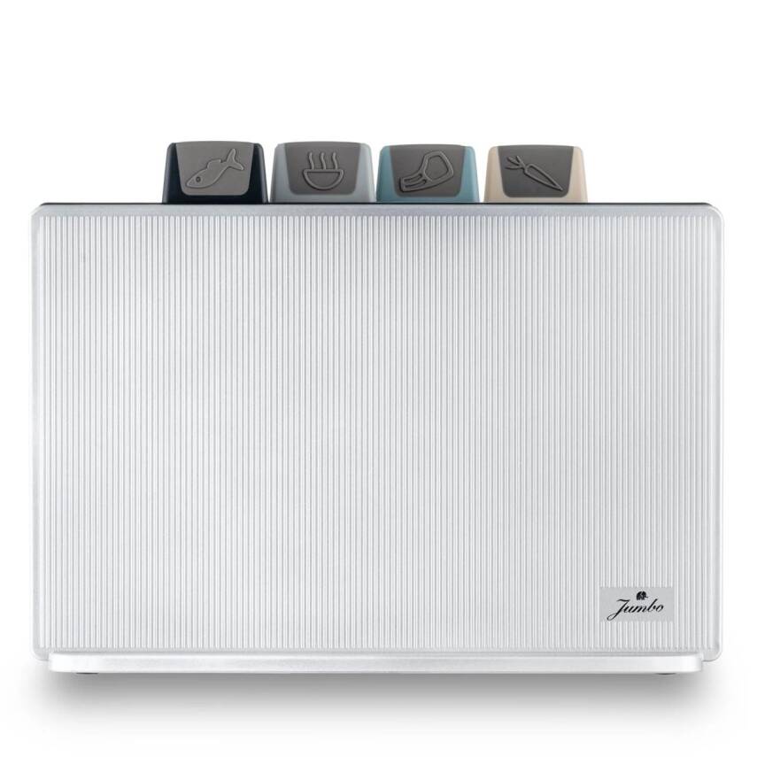 Jumbo Smart Grey Standlı 4'lü Kesme Tahtası Seti - 1