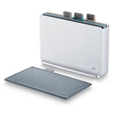 Jumbo Smart Grey Standlı 4'lü Kesme Tahtası Seti - 3