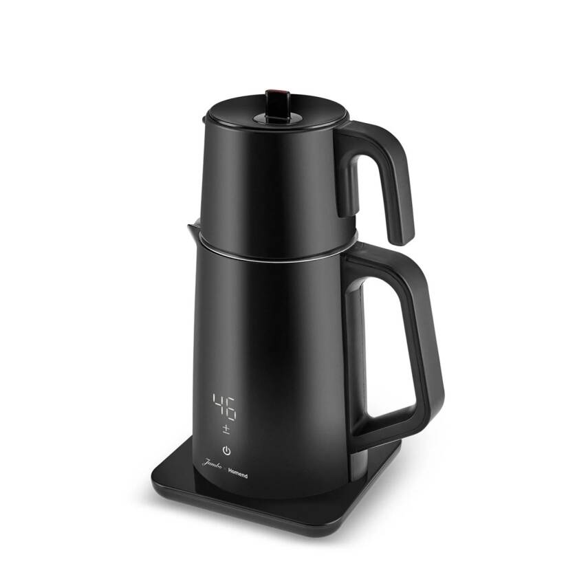 Jumbo x Homend Royaltea Cooltouch 1792H Dokunmatik Çelik Çay Makinesi Siyah - 1
