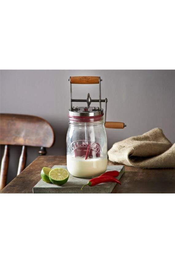 Kilner Manuel Tereyağı Çırpma Ve Çalkalama 1 Litre - 2