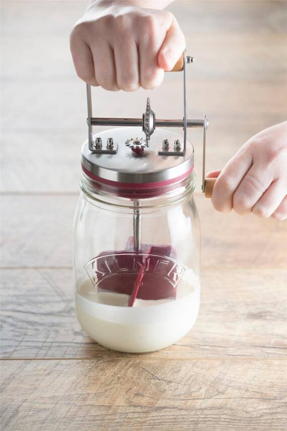 Kilner Manuel Tereyağı Çırpma Ve Çalkalama 1 Litre - 4