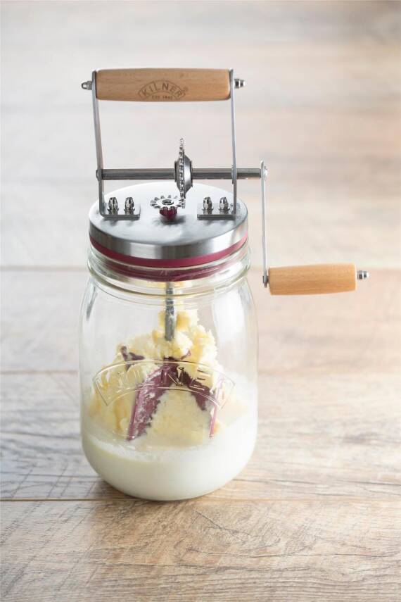 Kilner Manuel Tereyağı Çırpma Ve Çalkalama 1 Litre - 5