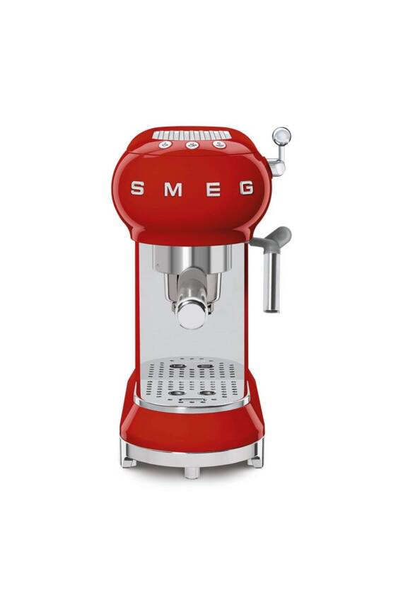 Smeg ECF01RDEU Retro Kırmızı Espresso Makinesi - 3