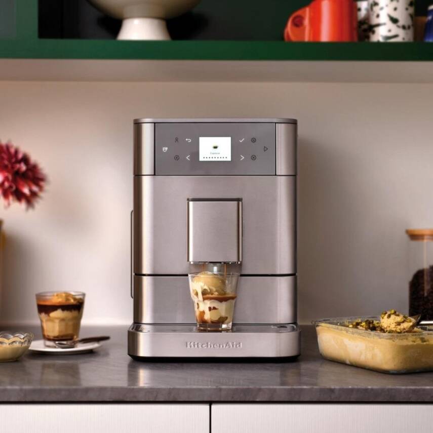 KitchenAid 5KES8556ESX Tam Otomatik Espresso Makinesi KF6 - Stainless Steel - 5
