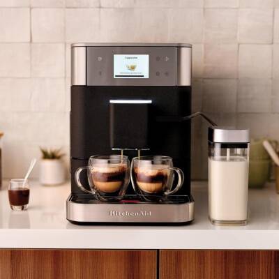 KitchenAid 5KES8557EBK Tam Otomatik Espresso Makinesi KF7 - Cast Iron Black - 3