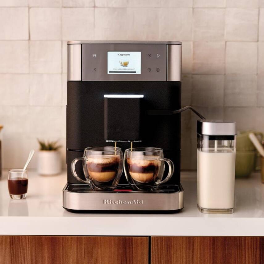 KitchenAid 5KES8557EBK Tam Otomatik Espresso Makinesi KF7 - Cast Iron Black - 3