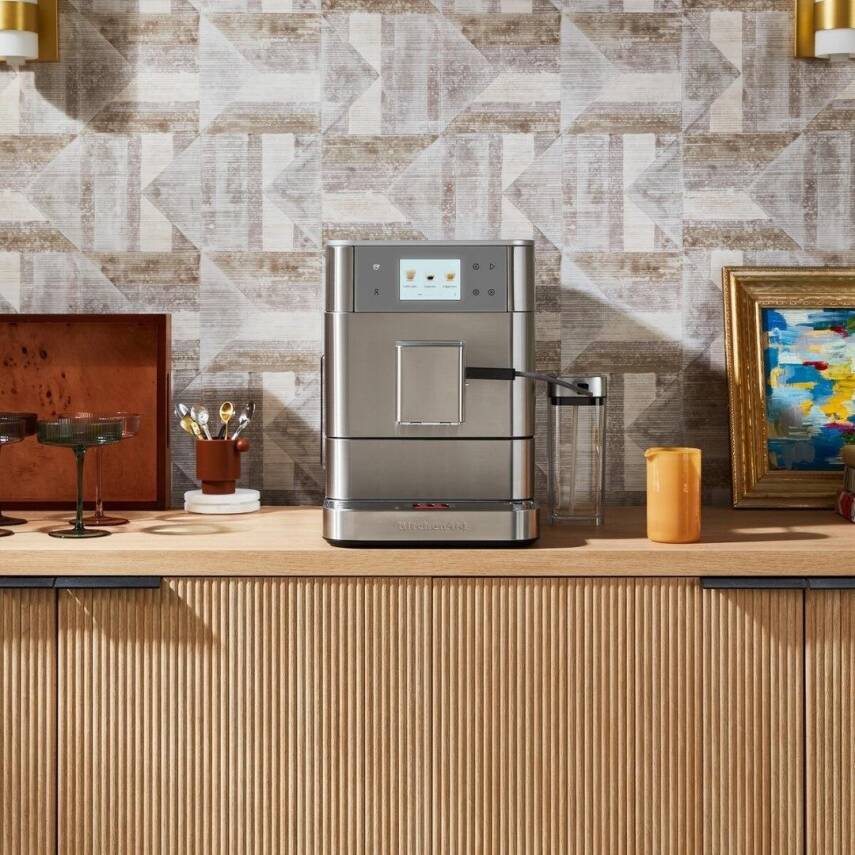 KitchenAid 5KES8557ESX Tam Otomatik Espresso Makinesi KF7 - Stainless Steel - 5