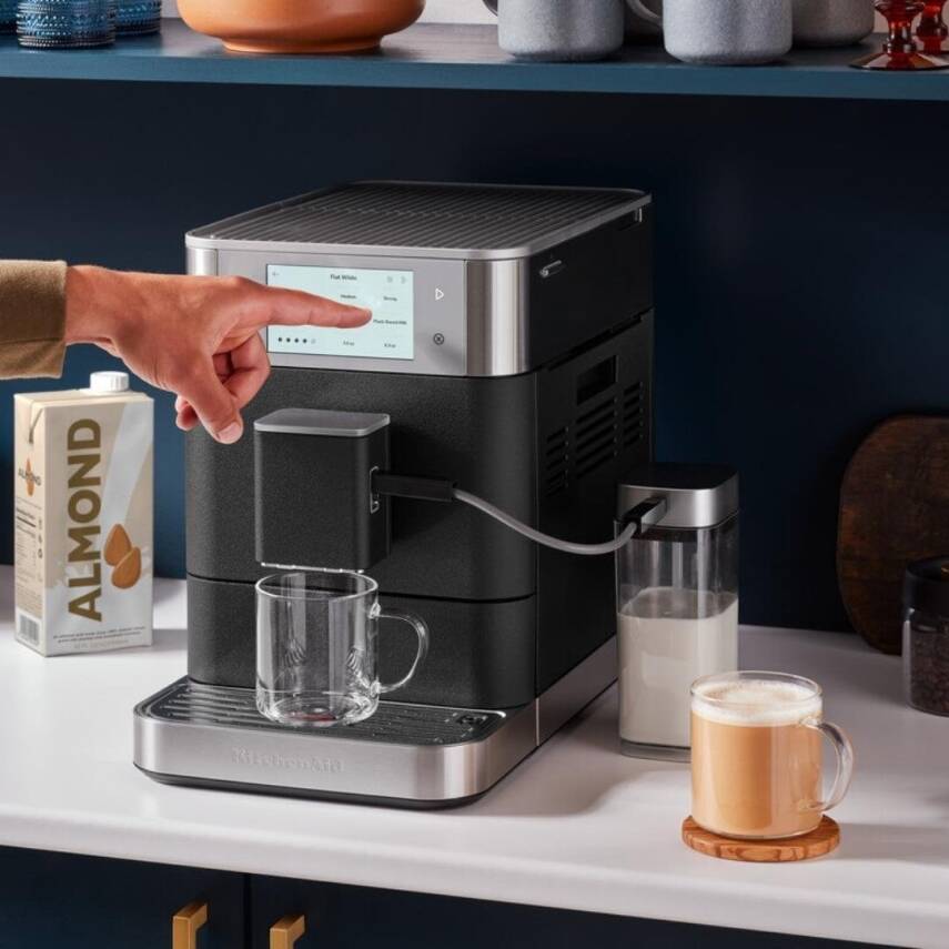 KitchenAid 5KES8558EBK Tam Otomatik Espresso Makinesi KF8 - Cast Iron Black - 4