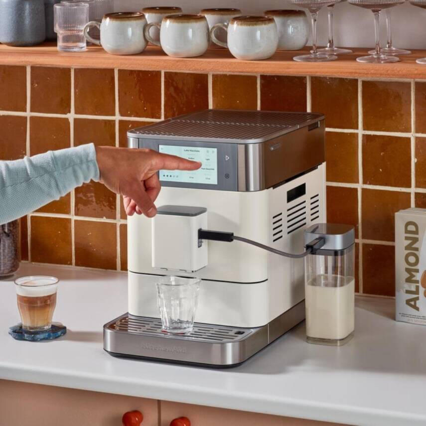 KitchenAid 5KES8558EPL Tam Otomatik Espresso Makinesi KF8 - Porcelain White - 6