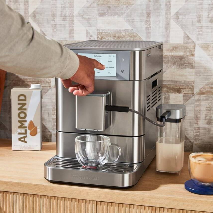 KitchenAid 5KES8558ESX Tam Otomatik Espresso Makinesi KF8 - Stainless Steel - 4