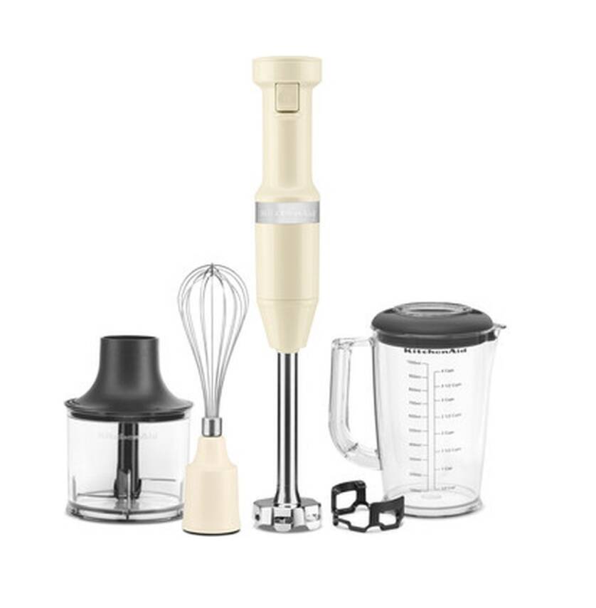 KitchenAid 5KHBV83EAC 180 Watt Aksesuarlı Krem El Blenderı - 1