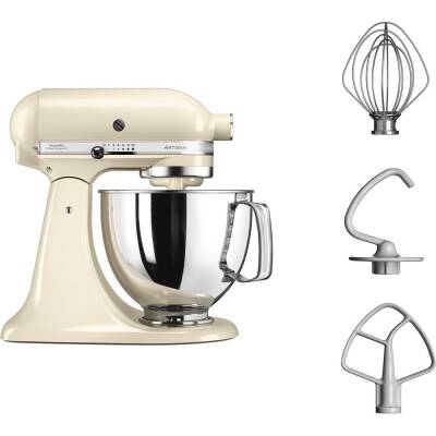 KitchenAid 5KSM125EAC Artisan 4,8 Litre Stand Mikseri Krem - 1