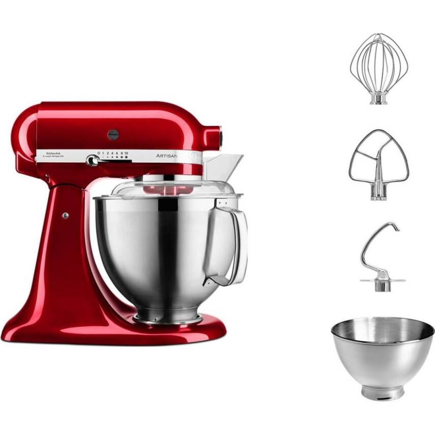 Kitchenaid 5KSM185PSECA 4.8 Litre Candy Apple Stand Mikseri - 2