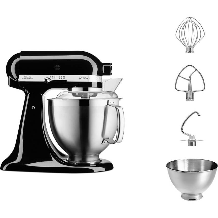 Kitchenaid 5KSM185PSEOB 4.8 Litre Stand Mikseri Onyx Black - 2
