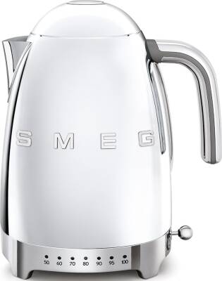 Smeg KLF04SSEU Krom Isı Ayarlı 2400 Watt 1.7 Litre Çelik Kettle - 1