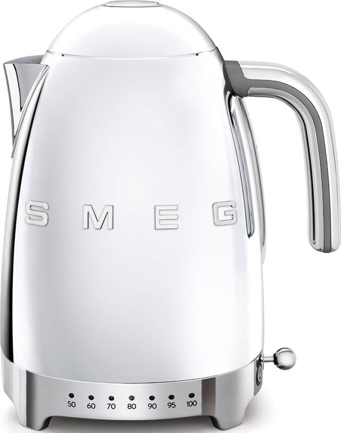 Smeg KLF04SSEU Krom Isı Ayarlı 2400 Watt 1.7 Litre Çelik Kettle - 1