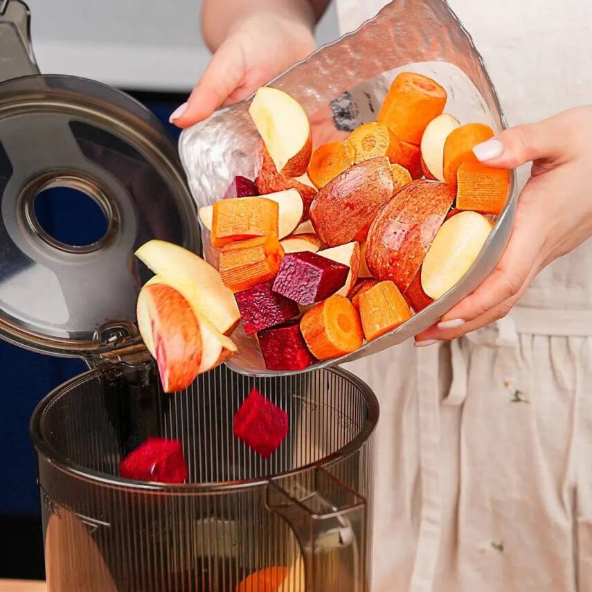 Kuvings AUTO10 Hands-Free Yavaş Sıkım Slow Juicer Meyve Sıkacağı Gri - 3