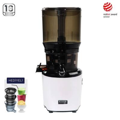 Kuvings AUTO10 MATT WHİTE KHS-2571CE Hands-Free Yavaş Meyve Sıkacağı BEYAZ - 1