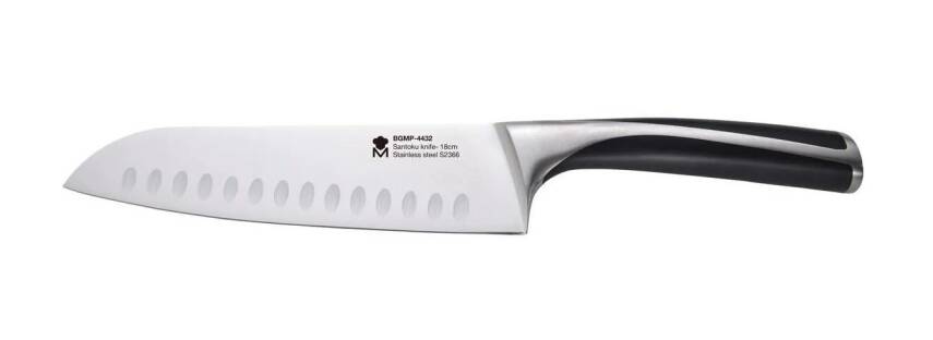 MasterPro BGMP-4432 Paslanmaz Çelik Santoku Bıçağı 17,5 cm - 1