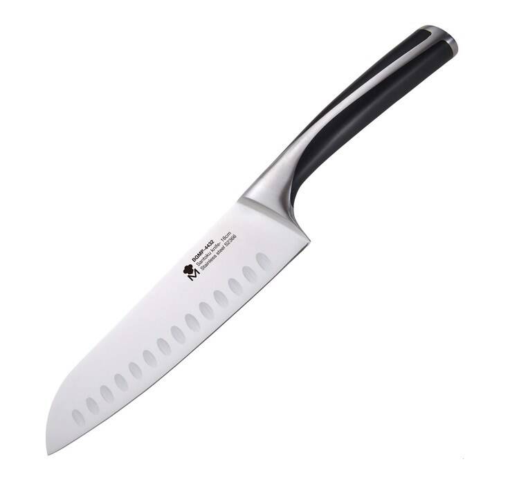 MasterPro BGMP-4432 Paslanmaz Çelik Santoku Bıçağı 17,5 cm - 2