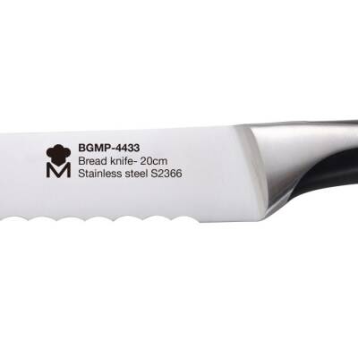 MasterPro BGMP-4433 Paslanmaz Çelik Ekmek Bıçağı 20 cm - 5