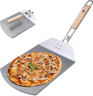 MasterPro BGMP-4871 Paslanmaz Çelik Pizza Küreği 57,8x24,2x3,4 cm - 1
